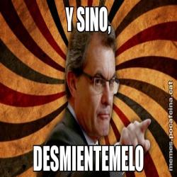 Y SINO, DESMIENTEMELO