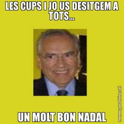 LES CUPS I JO US DESITGEM A TOTS... UN MOLT BON NADAL