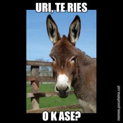 URI, TE RIES O K ASE?