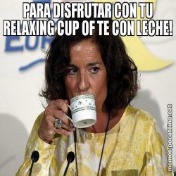 PARA DISFRUTAR CON TU RELAXING CUP OF TE CON LECHE!