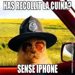 HAS RECOLLIT LA CUINA? SENSE IPHONE