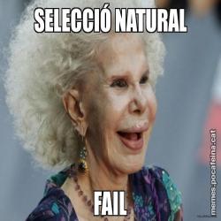 SELECCIÓ NATURAL FAIL