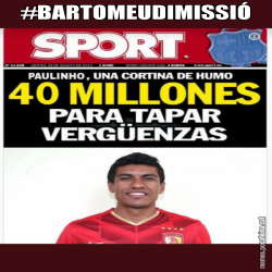 #BARTOMEUDIMISSIÓ