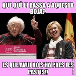 QUE QUÈ LI PASSA A AQUESTA BOJA? ES QUE AVUI NO S'HA PRES LES PASTIS!!