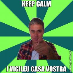 KEEP CALM I VIGILEU CASA VOSTRA