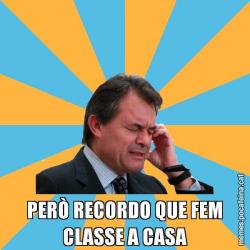 PERÒ RECORDO QUE FEM CLASSE A CASA