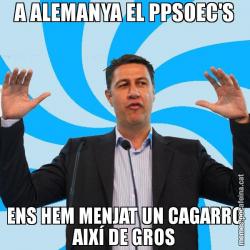 A ALEMANYA EL PPSOEC'S ENS HEM MENJAT UN CAGARRO AIXÍ DE GROS