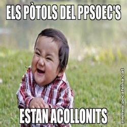 ELS PÒTOLS DEL PPSOEC'S ESTAN ACOLLONITS