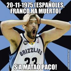 20-11-1975 (ESPAÑOLES, FRANCO HA MUERTO) S'A MATAO PACO!