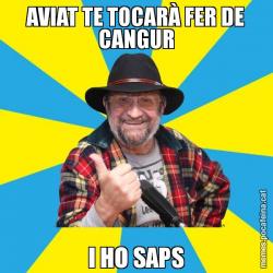 AVIAT TE TOCARÀ FER DE CANGUR I HO SAPS