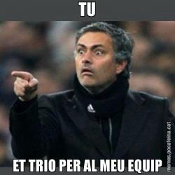 TU ET TRIO PER AL MEU EQUIP