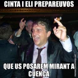 CINTA I ELI PREPAREUVOS QUE US POSAREM MIRANT A CUENCA