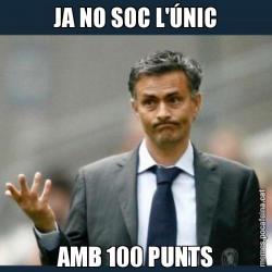 JA NO SOC L'ÚNIC AMB 100 PUNTS