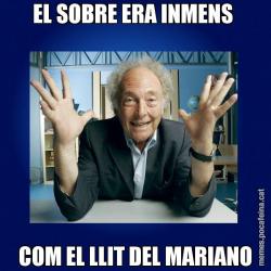 EL SOBRE ERA INMENS  COM EL LLIT DEL MARIANO