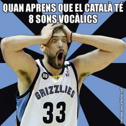 QUAN APRENS QUE EL CATALÀ TÉ 8 SONS VOCÀLICS