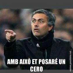 AMB AIXÒ ET POSARÉ UN CERO