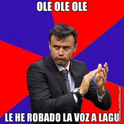 OLE OLE OLE LE HE ROBADO LA VOZ A LAGU