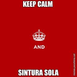KEEP CALM  SINTURA SOLA