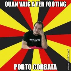 QUAN VAIG A FER FOOTING PORTO CORBATA