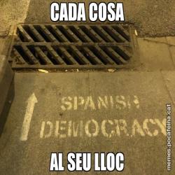 CADA COSA AL SEU LLOC