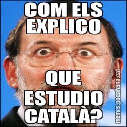 COM ELS EXPLICO QUE ESTUDIO CATALÀ?