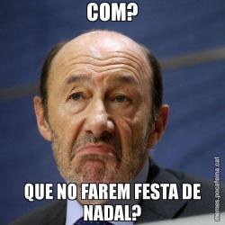 COM? QUE NO FAREM FESTA DE NADAL?