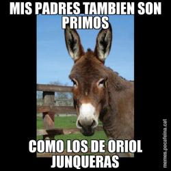 MIS PADRES TAMBIEN SON PRIMOS COMO LOS DE ORIOL JUNQUERAS