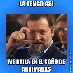 LA TENGO ASI ME BAILA EN EL COÑO DE ARRIMADAS