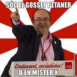 SÓC EL GOSSET PETANER D'EN MISTER X