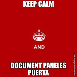 KEEP CALM DOCUMENT PANELES PUERTA