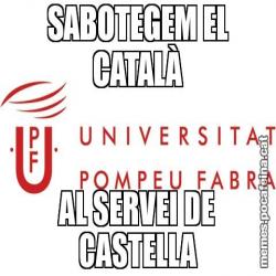 SABOTEGEM EL CATALÀ AL SERVEI DE CASTELLA