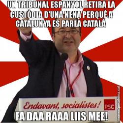 UN TRIBUNAL ESPANYOL RETIRA LA CUSTÒDIA D'UNA NENA PERQUÈ A CATALUNYA ES PARLA CATALÀ  FA DAA RAAA LIIS MEE!
