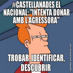 #CASTELLANADES EL NACIONAL: "INTENTA DONAR AMB L'AGRESSORA" TROBAR, IDENTIFICAR, DESCUBRIR