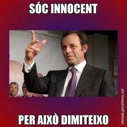 SÓC INNOCENT PER AIXÒ DIMITEIXO