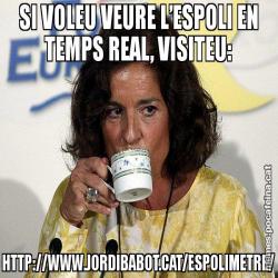 SI VOLEU VEURE L’ESPOLI EN TEMPS REAL, VISITEU: HTTP://WWW.JORDIBABOT.CAT/ESPOLIMETRE/