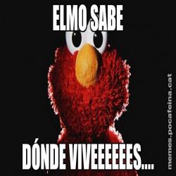 ELMO SABE DÓNDE VIVEEEEEES....