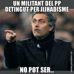 UN MILITANT DEL PP DETINGUT PER JIJHADISME NO POT SER...