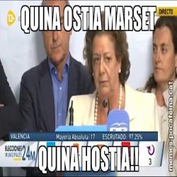 QUINA OSTIA MARSET QUINA HOSTIA!!