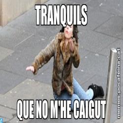 TRANQUILS QUE NO M'HE CAIGUT