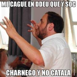 ME CAGUE EN DDEU QUE Y SOC CHARNEGO Y NO CATALA