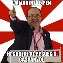 LA MARINE LE PEN FA COSTAT AL PPSOEC'S CASPANYOL