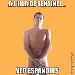 A L'ILLA DE SENTINEL... VEO ESPAÑOLES