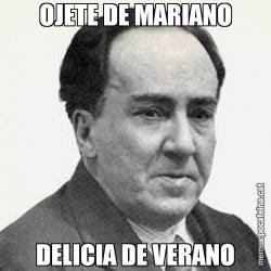 OJETE DE MARIANO DELICIA DE VERANO