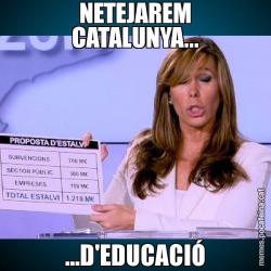 NETEJAREM CATALUNYA... ...D'EDUCACIÓ