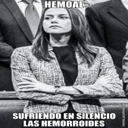 HEMOAL SUFRIENDO EN SILENCIO LAS HEMORROIDES