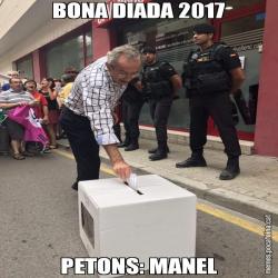 BONA DIADA 2017 PETONS: MANEL