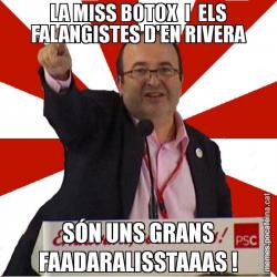 LA MISS BOTOX  I  ELS FALANGISTES D'EN RIVERA SÓN UNS GRANS FAADARALISSTAAAS !