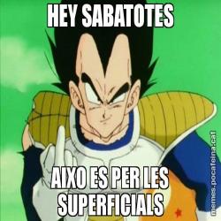 HEY SABATOTES AIXO ES PER LES SUPERFICIALS