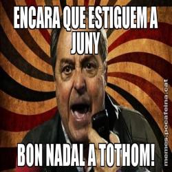 ENCARA QUE ESTIGUEM A JUNY BON NADAL A TOTHOM!