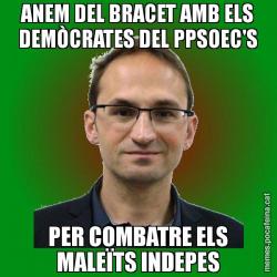 ANEM DEL BRACET AMB ELS DEMÒCRATES DEL PPSOEC'S PER COMBATRE ELS MALEÏTS INDEPES